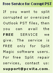 Split PST Files into Multiple Files