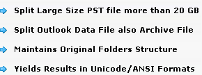 Split PST Files Free Software